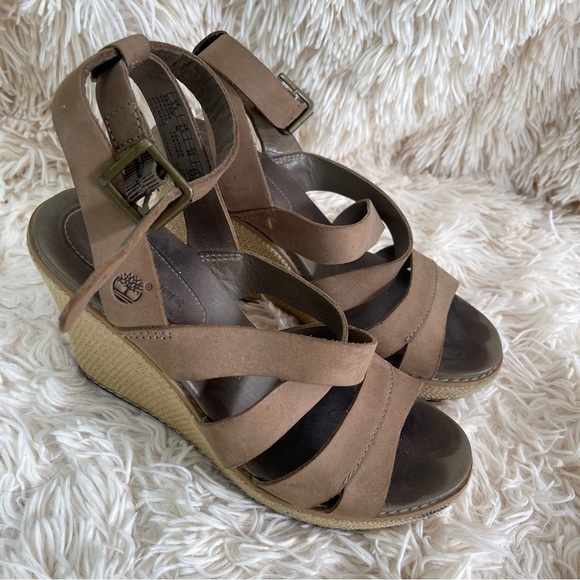 TIMBERLAND Danforth Earthkeepers With Anti-fatigue platform Sandals Shoes Sz 5.5 - Picture 1 of 11